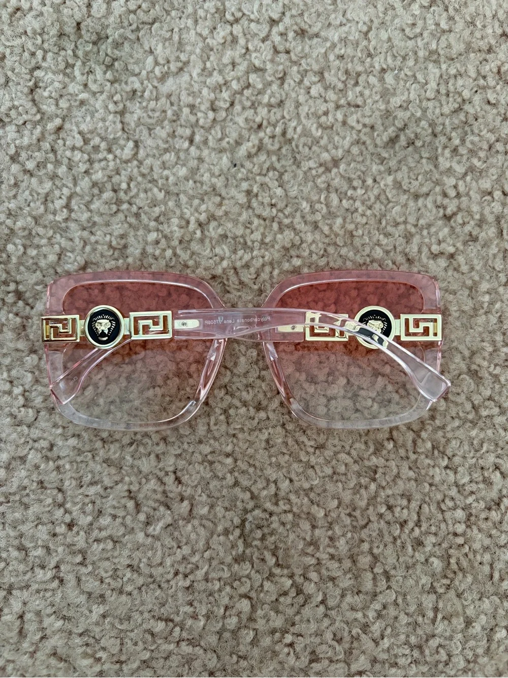 Pink Oversized Square Sunglasses - Women Accessories